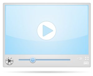 A video player in a web browser.