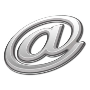 Email "at" symbol.