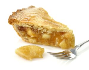 Piece of apple pie.