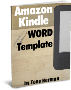 Amazon Kindle Word Template - FREE Download