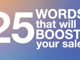 25 Words that will BOOST your sales