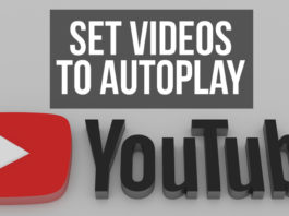 Set YouTube Videos to Autoplay