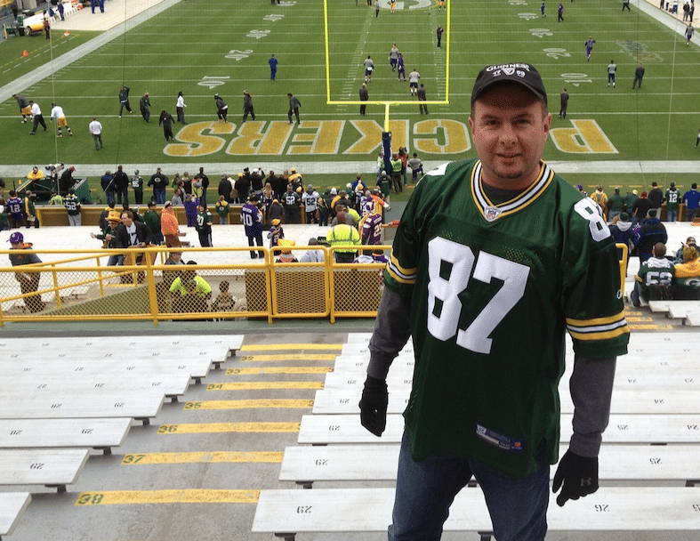 Tony at Lambeau