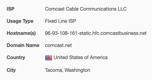 IP Address info for 96.93.108.161