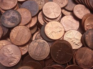 Lots of pennies