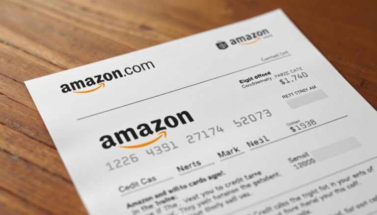 A fictitious bill from Amazon.com