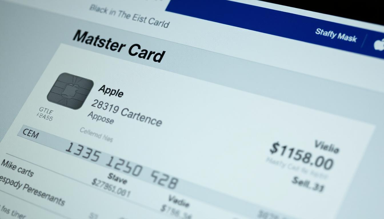 A bank statement with a charge from Apple