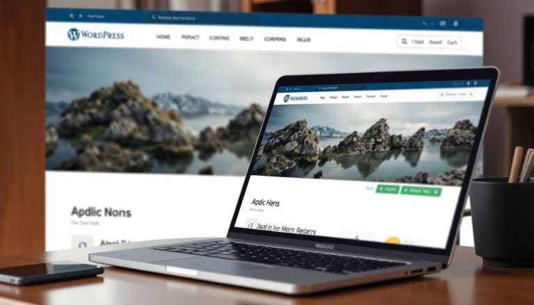 A WordPress website