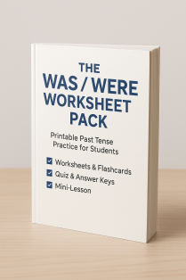 The Was/Were Worksheet Pack