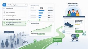 TARGETED AUDIENCE. HIGH BUYER INTENT. Brings in more traffic to your website.
